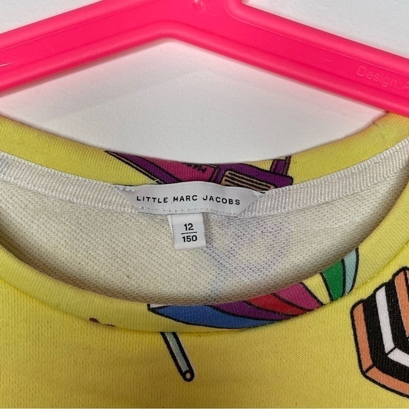 Little Marc Jacobs Yellow Shirt Dress Girls size 12 - Picture 4 of 4